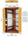 Шкаф-купе 1500х1500х2200 Цена 3041.00гр