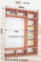 Шкаф-купе  1800х600х2400 Цена5208.00 гр